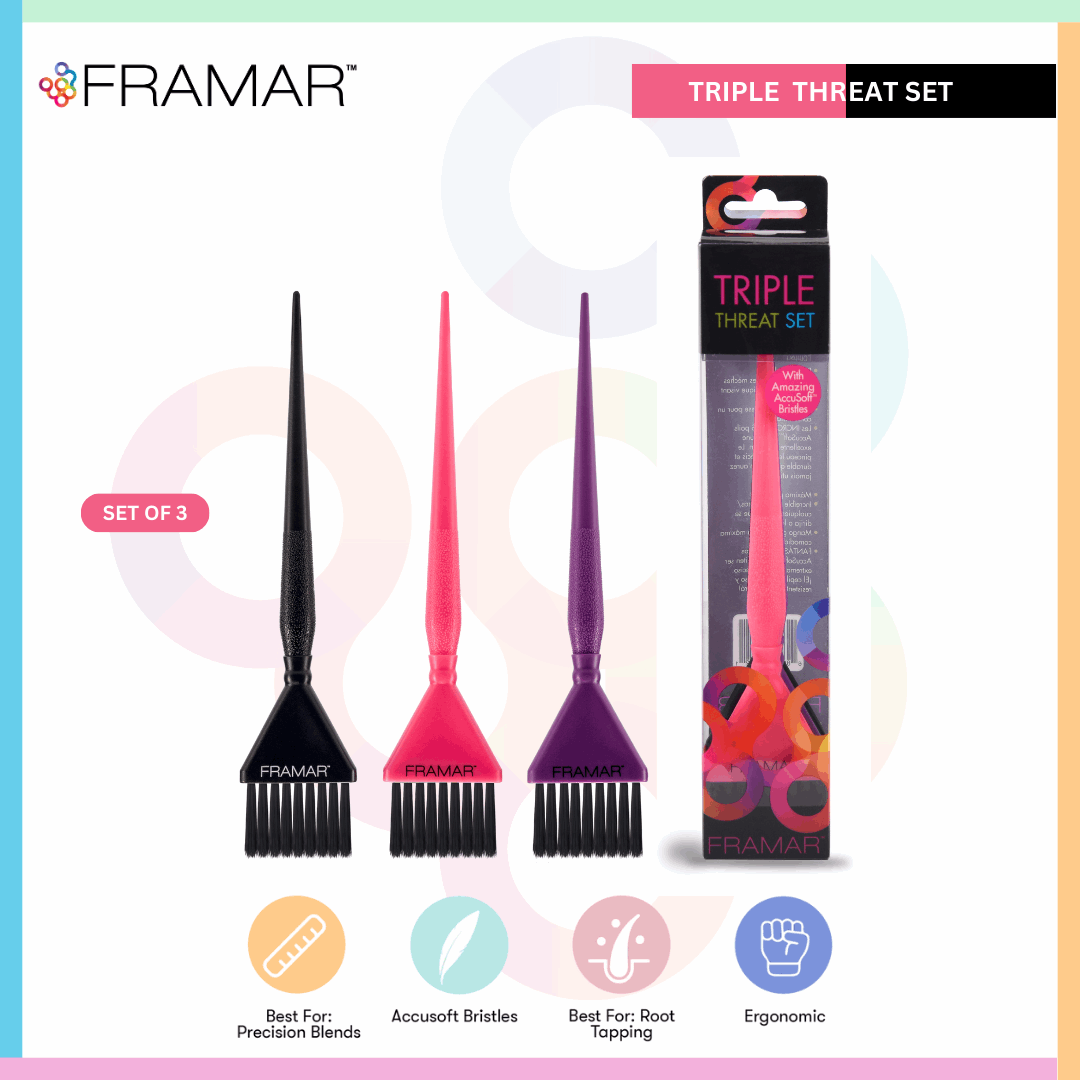 FRAMAR Triple Threat Brush Set