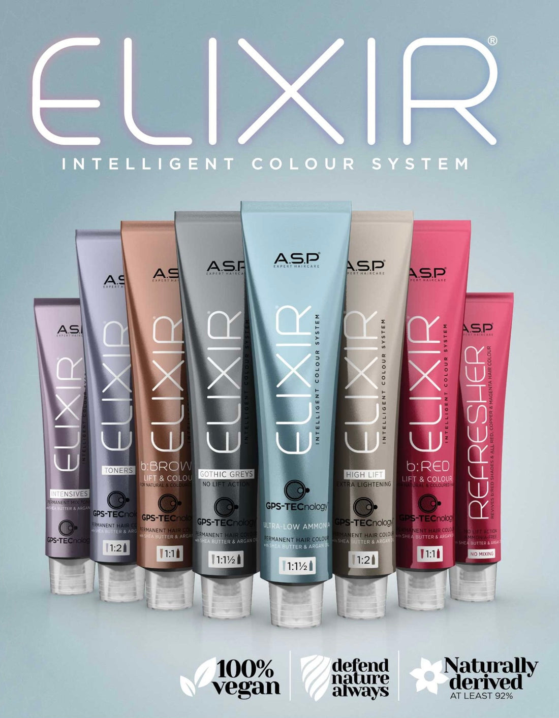 ASP Elixir / Infiniti Demi-Permanent Colors (Metallic Toners)