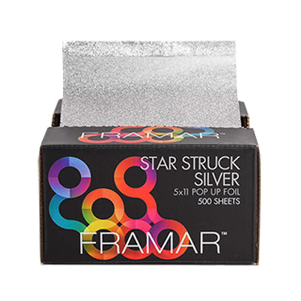Framar 5 x 11 Pop Up Foil Star Struck Silver